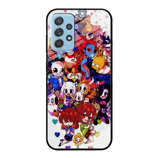 Undertale White Samsung Galaxy A52 Case