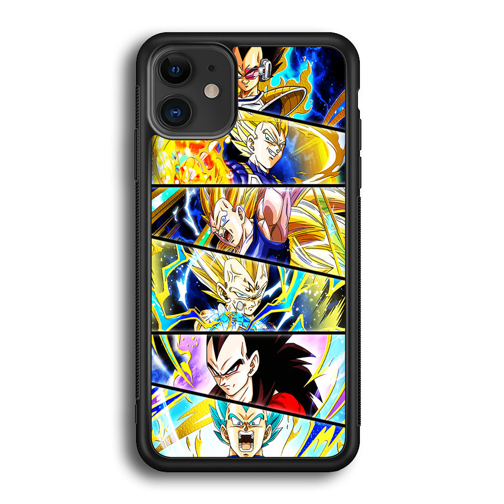 Vegeta Collage Dragon Ball iPhone 12 Case