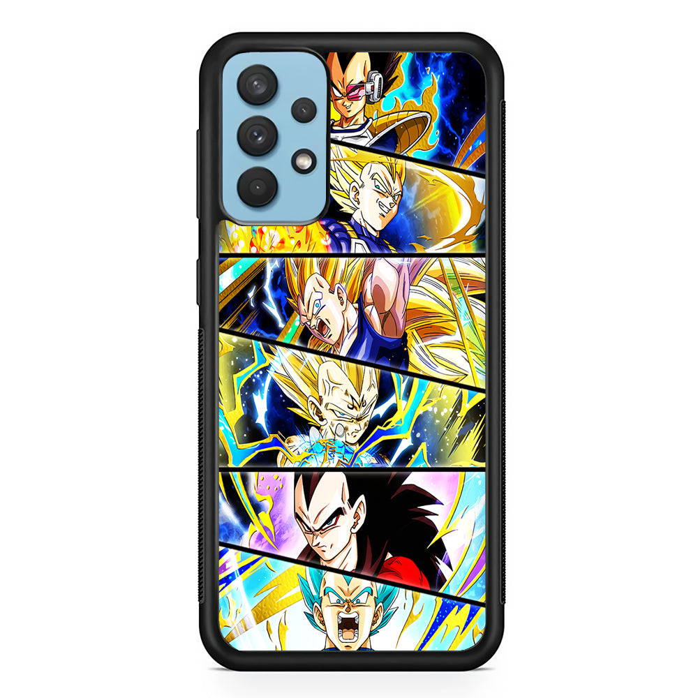 Vegeta Collage Dragon Ball Samsung Galaxy A32 Case