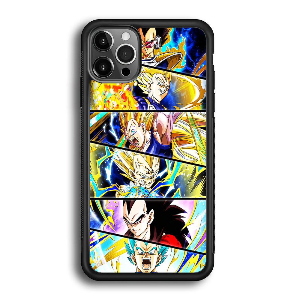 Vegeta Collage Dragon Ball iPhone 12 Pro Case