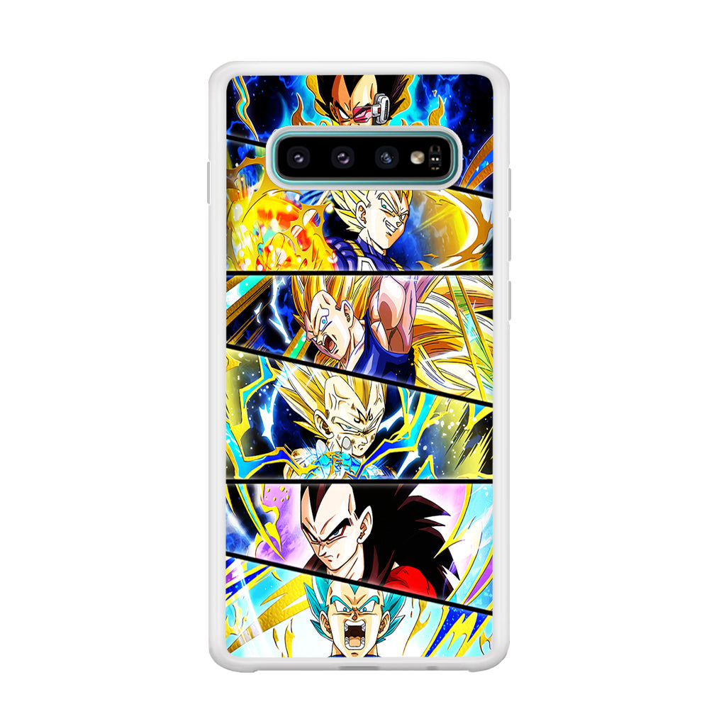 Vegeta Collage Dragon Ball Samsung Galaxy S10 Case