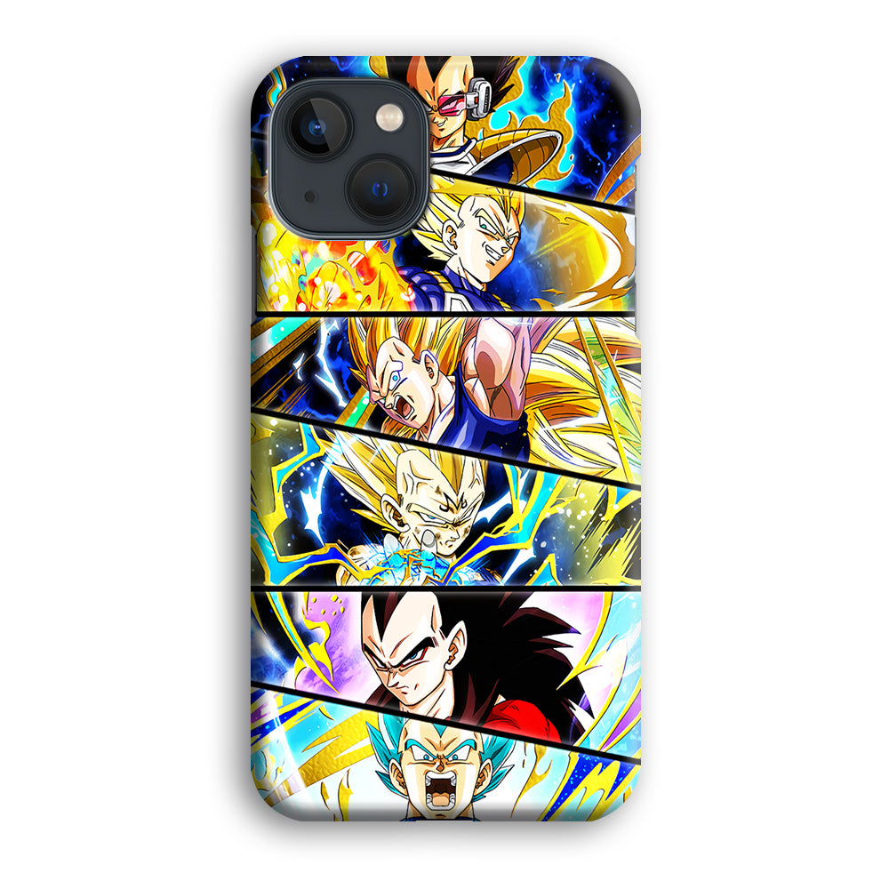 Vegeta Collage Dragon Ball iPhone 14 Case
