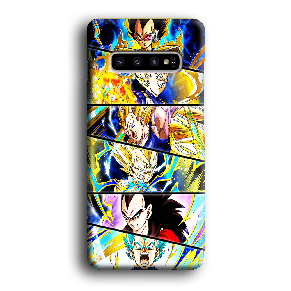 Vegeta Collage Dragon Ball Samsung Galaxy S10 Plus Case
