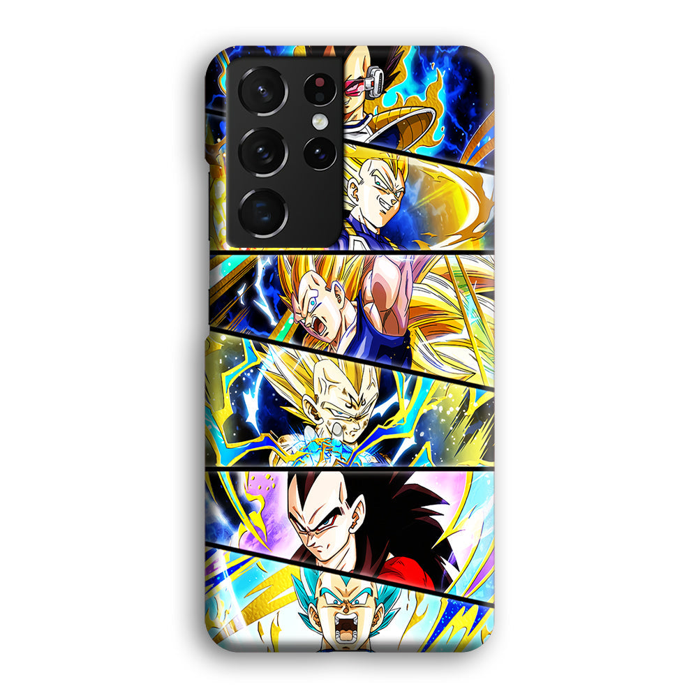 Vegeta Collage Dragon Ball Samsung Galaxy S23 Ultra Case