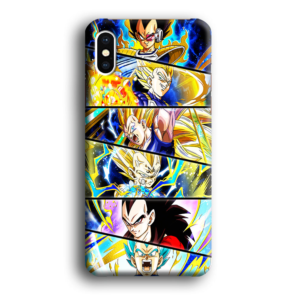 Vegeta Collage Dragon Ball iPhone Xs Case