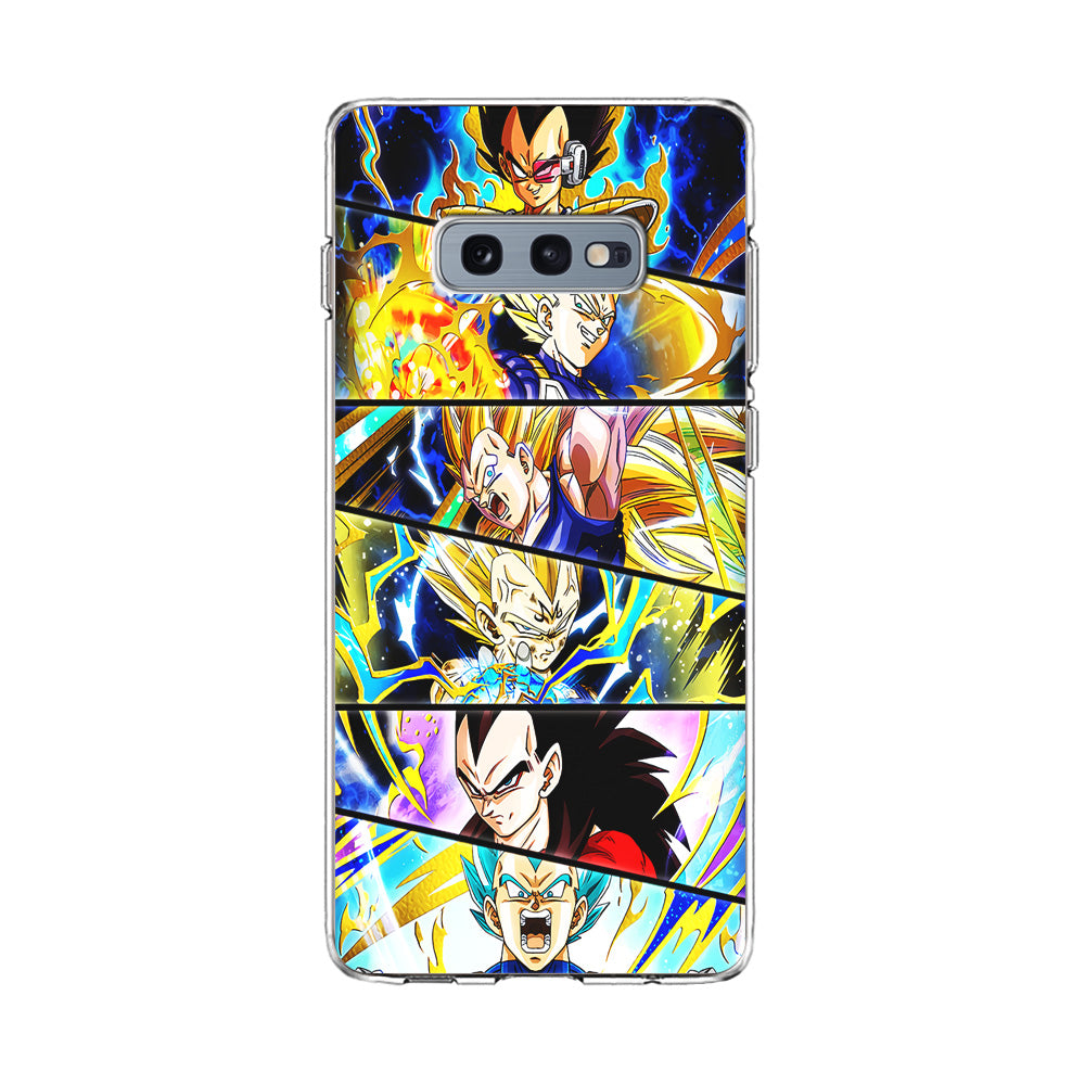 Vegeta Collage Dragon Ball Samsung Galaxy S10E Case