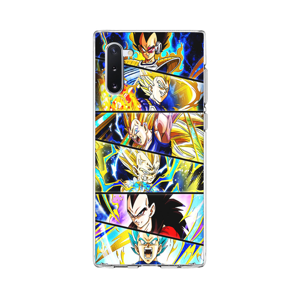 Vegeta Collage Dragon Ball Samsung Galaxy Note 10 Case