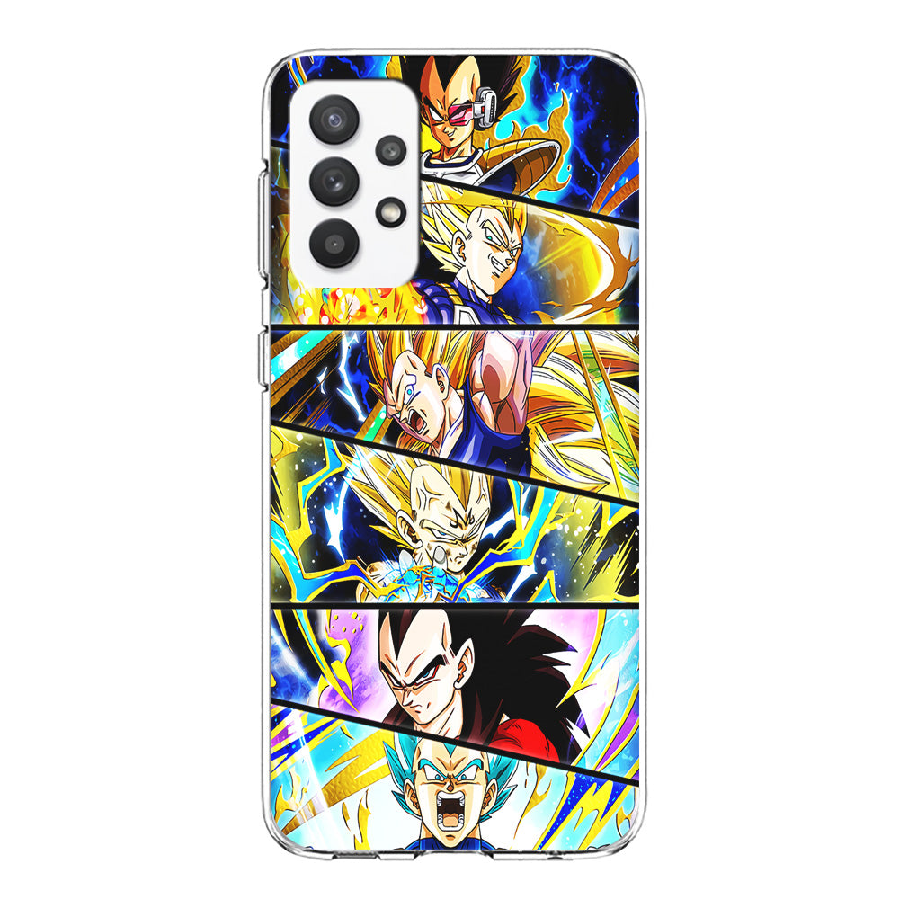 Vegeta Collage Dragon Ball Samsung Galaxy A32 Case