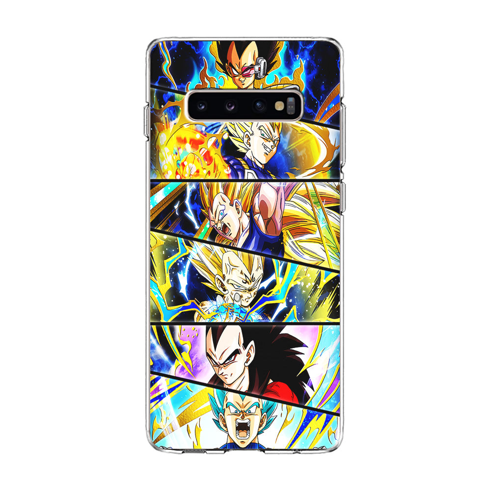Vegeta Collage Dragon Ball Samsung Galaxy S10 Case