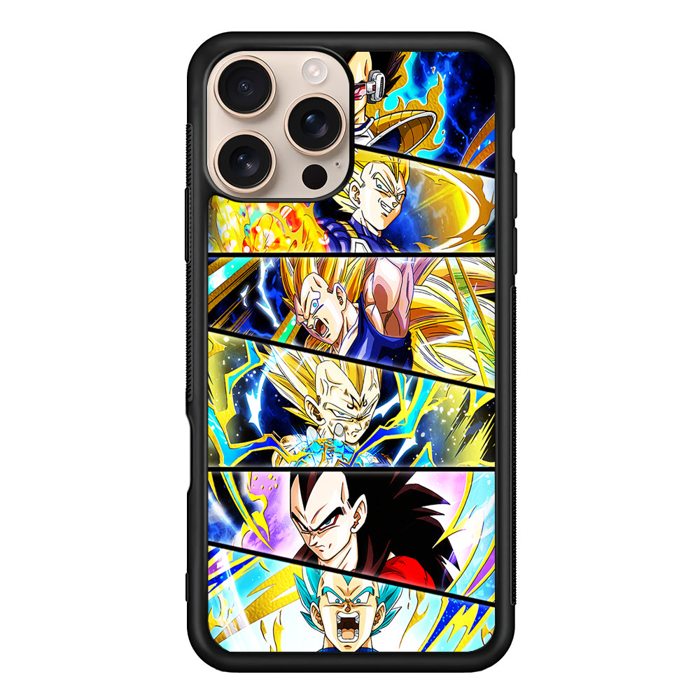 Vegeta Collage Dragon Ball iPhone 16 Pro Case - Altracase