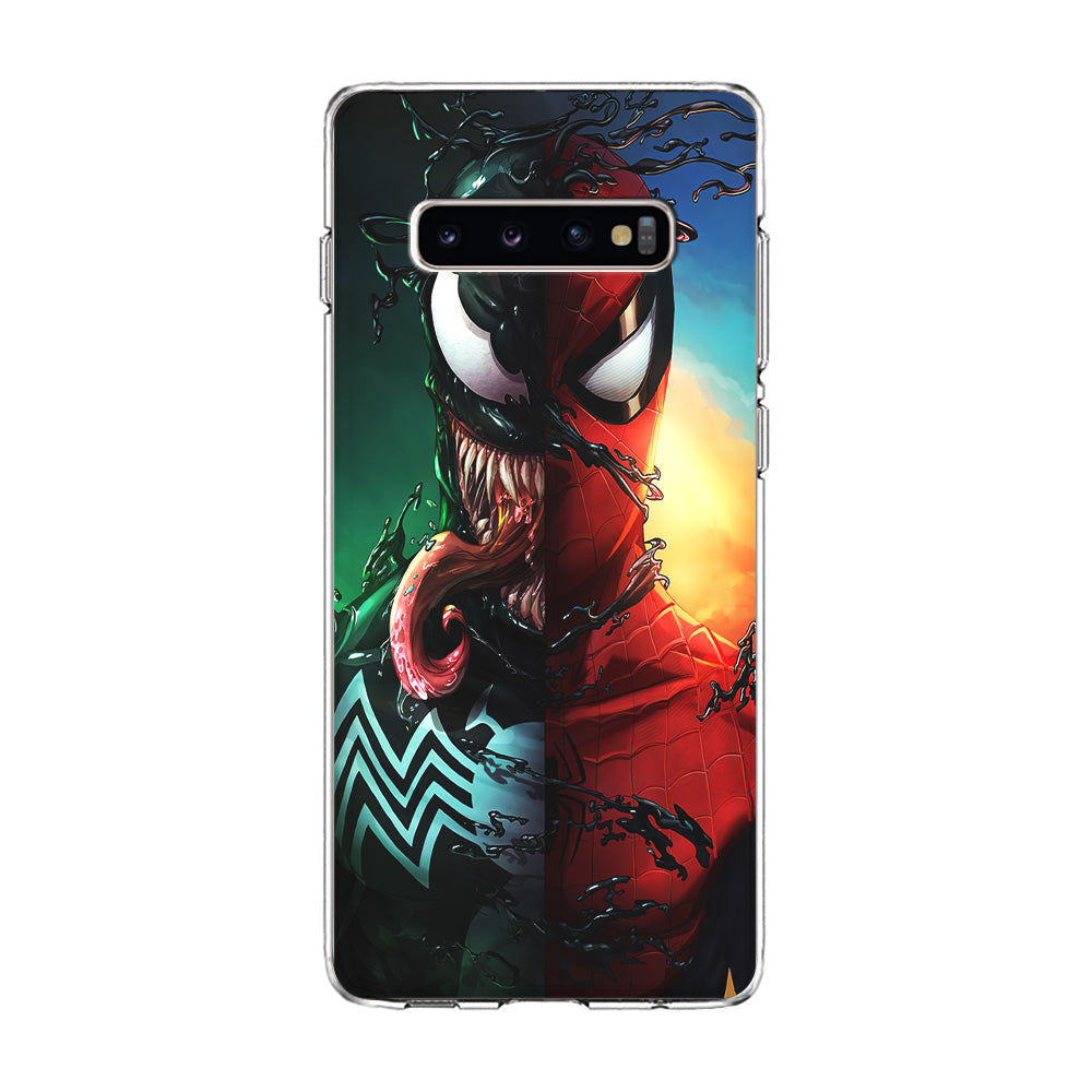 Venom VS Spiderman Samsung Galaxy S10 Plus Case