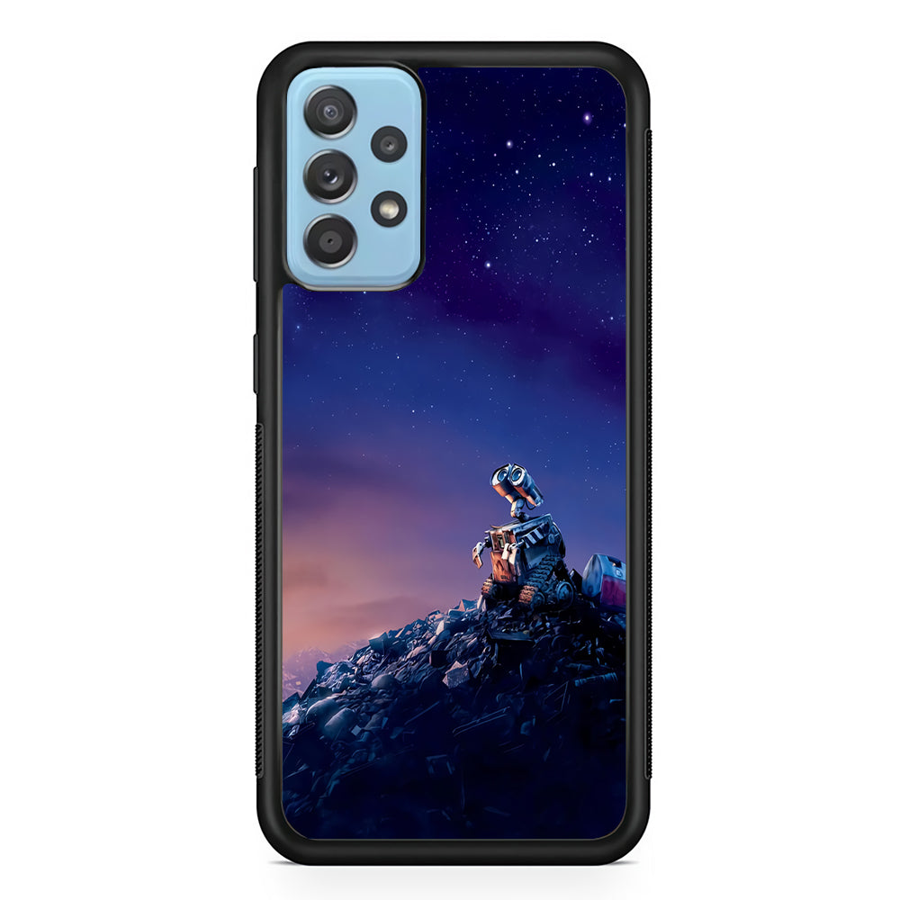 Wall-e Looks Up at The Sky Samsung Galaxy A72 Case