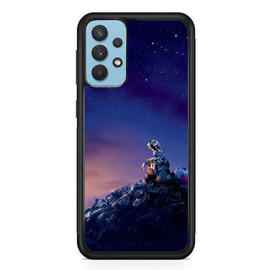 Wall-e Looks Up at The Sky Samsung Galaxy A32 Case