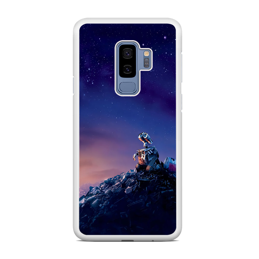 Wall-e Looks Up at The Sky Samsung Galaxy S9 Plus Case