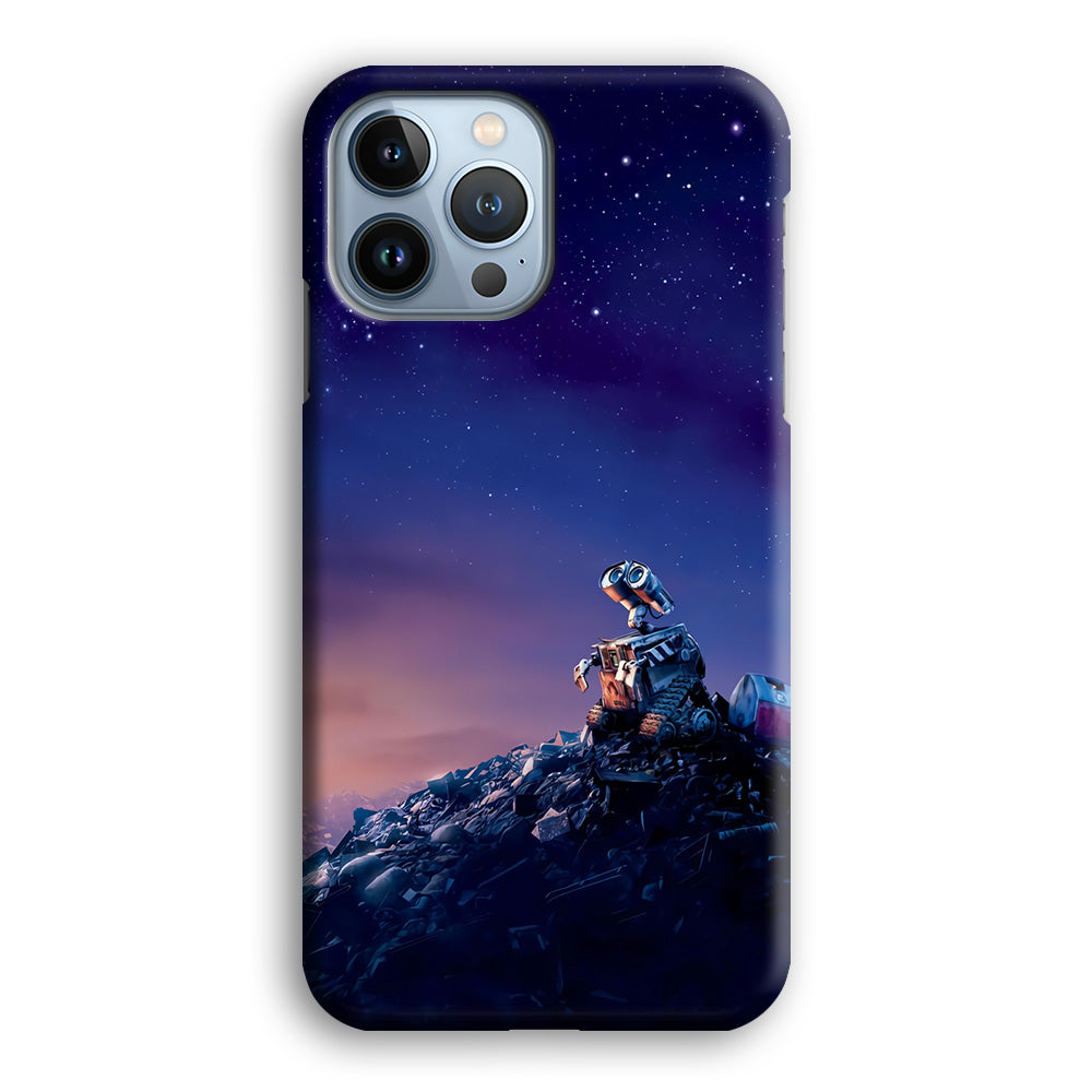 Wall-e Looks Up at The Sky iPhone 14 Pro Case