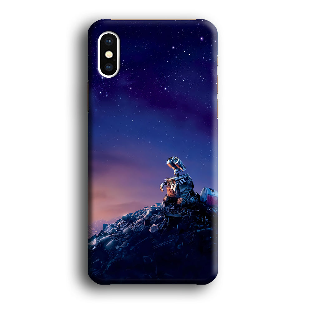 Wall-e Looks Up at The Sky iPhone X Case