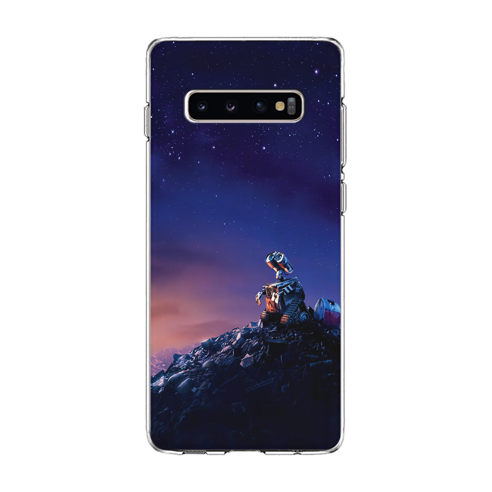 Wall-e Looks Up at The Sky Samsung Galaxy S10 Case