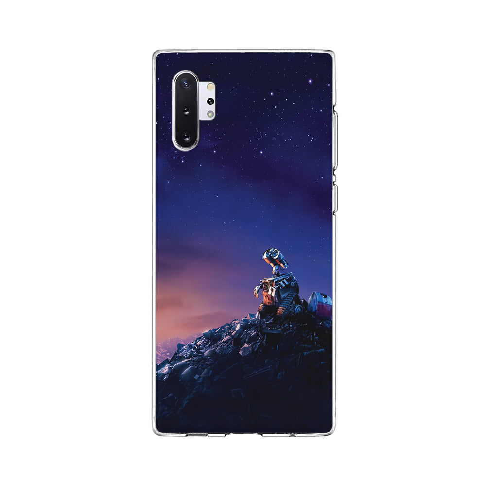Wall-e Looks Up at The Sky Samsung Galaxy Note 10 Plus Case