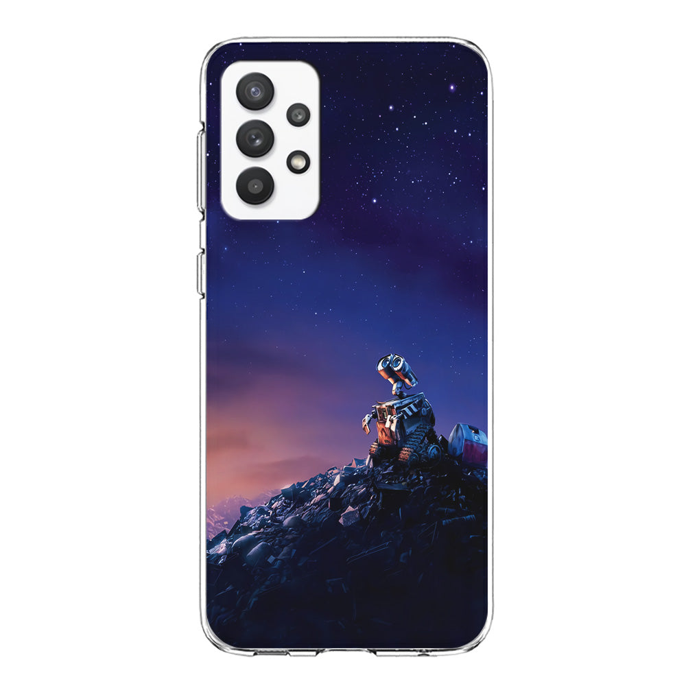 Wall-e Looks Up at The Sky Samsung Galaxy A32 Case