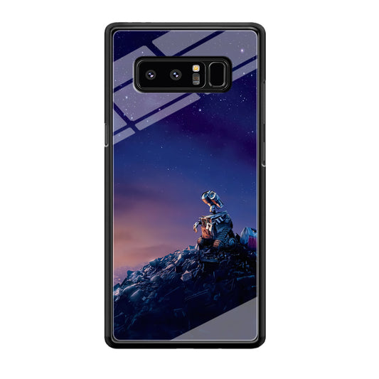 Wall-e Looks Up at The Sky Samsung Galaxy Note 8 Case