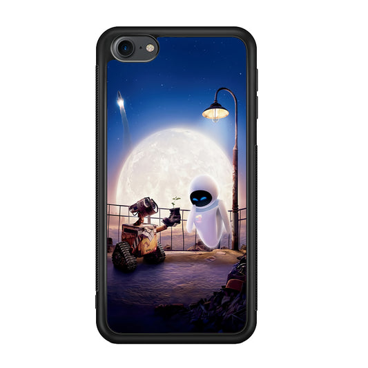 Wall-e With The Couple iPod Touch 6 Case-Phone Case-Rubber White (2D Case)-Altracase