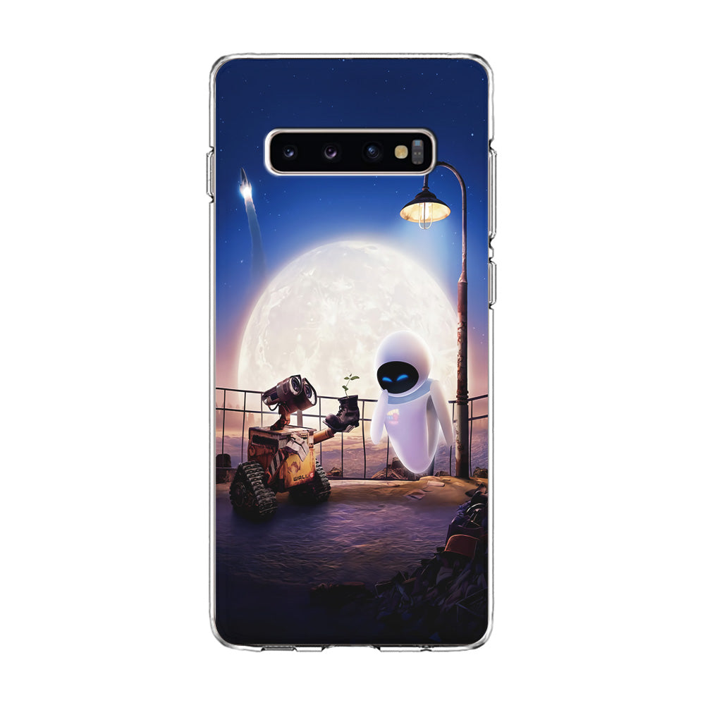 Wall-e With The Couple Samsung Galaxy S10 Plus Case