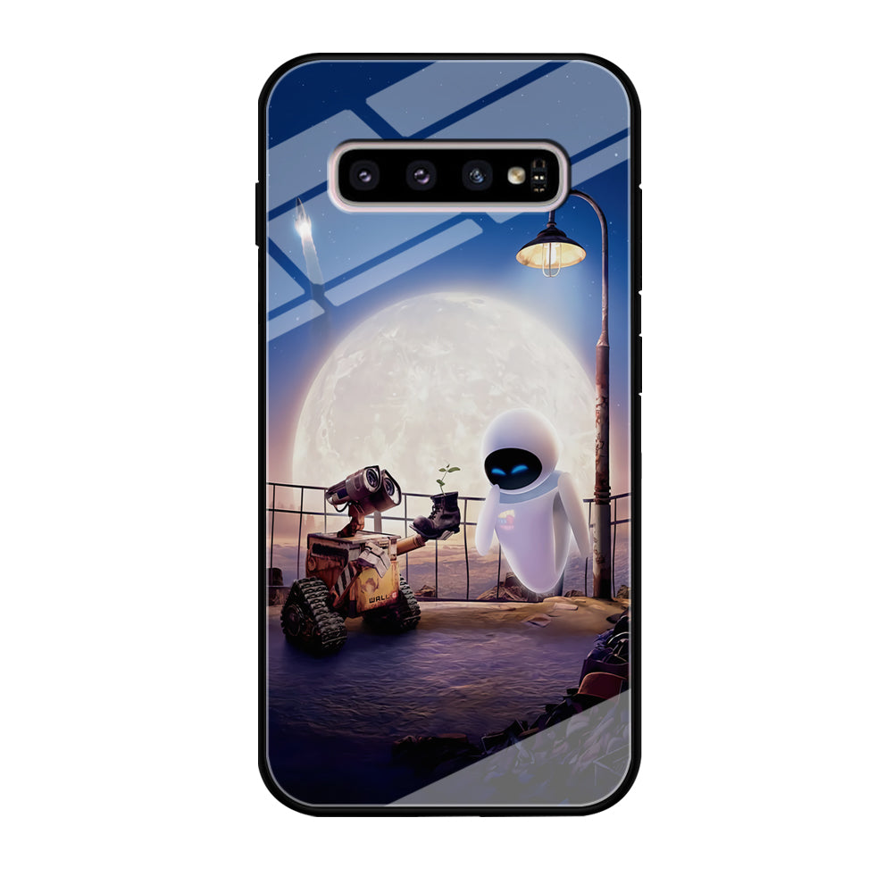 Wall-e With The Couple Samsung Galaxy S10 Plus Case