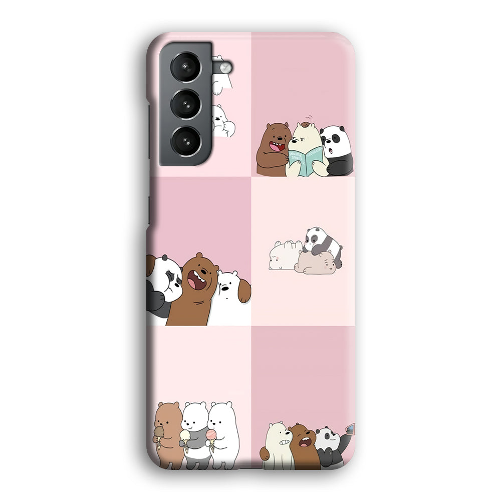 We Bare Bear Daily Life Samsung Galaxy S24 Plus Case-Phone Case-3D Case-Altracase