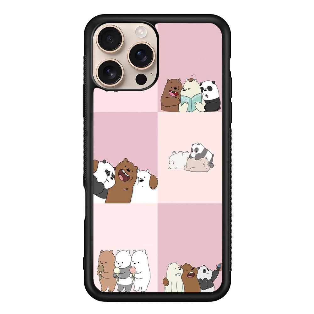 We Bare Bear Daily Life iPhone 16 Pro Case - Altracase