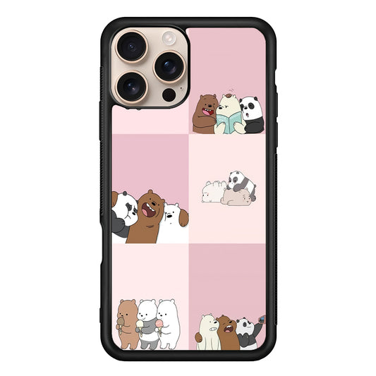 We Bare Bear Daily Life iPhone 16 Pro Case - Altracase