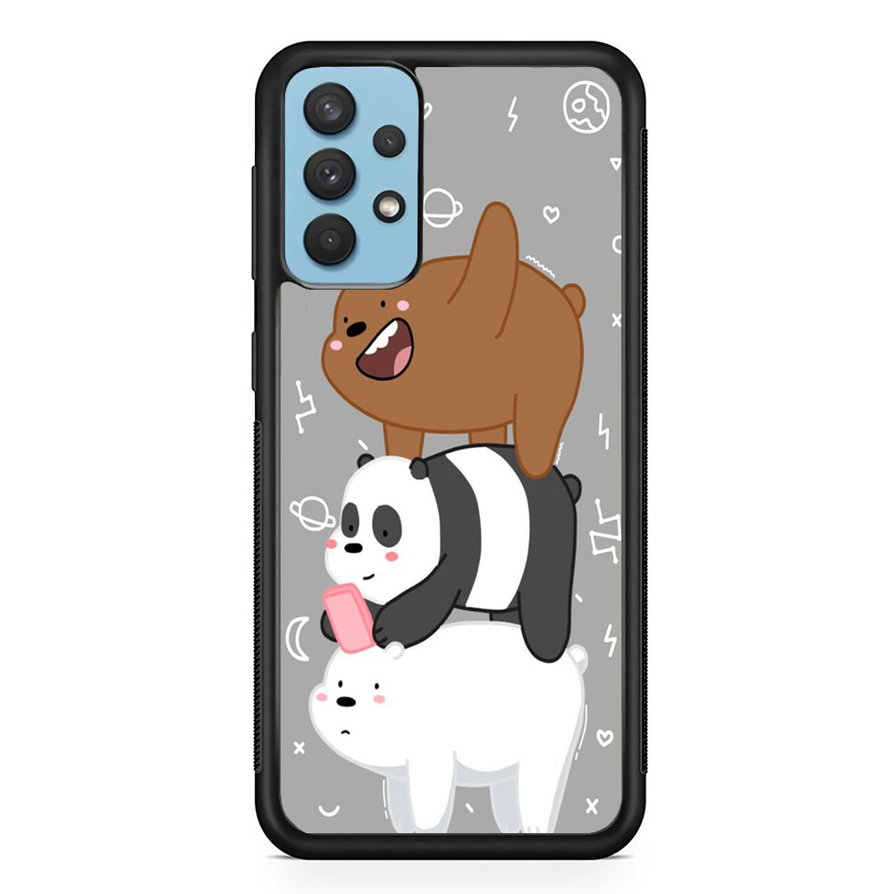 We Bare Bear Overlap Samsung Galaxy A32 Case