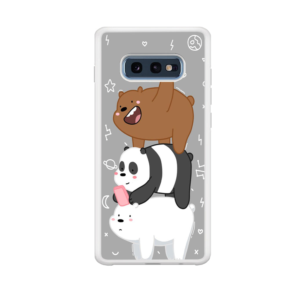 We Bare Bear Overlap Samsung Galaxy S10E Case