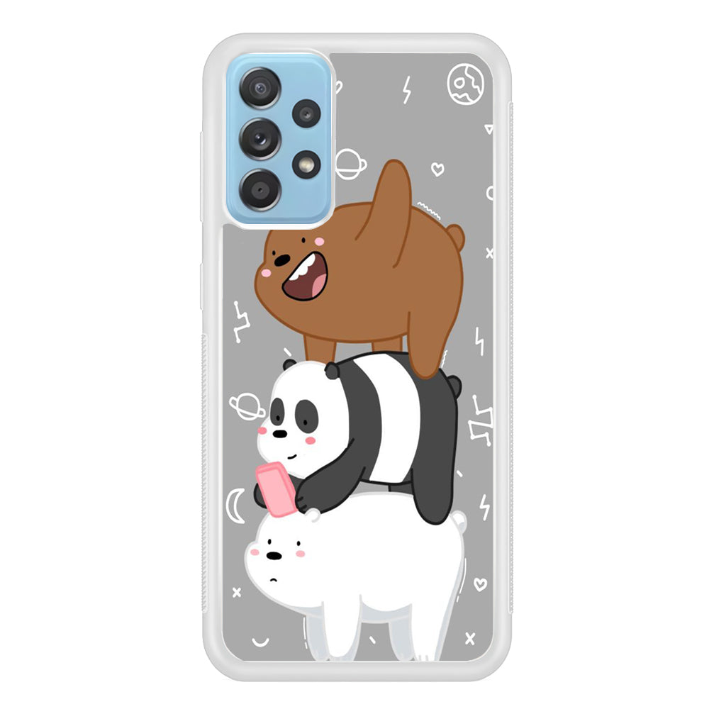 We Bare Bear Overlap Samsung Galaxy A52 Case