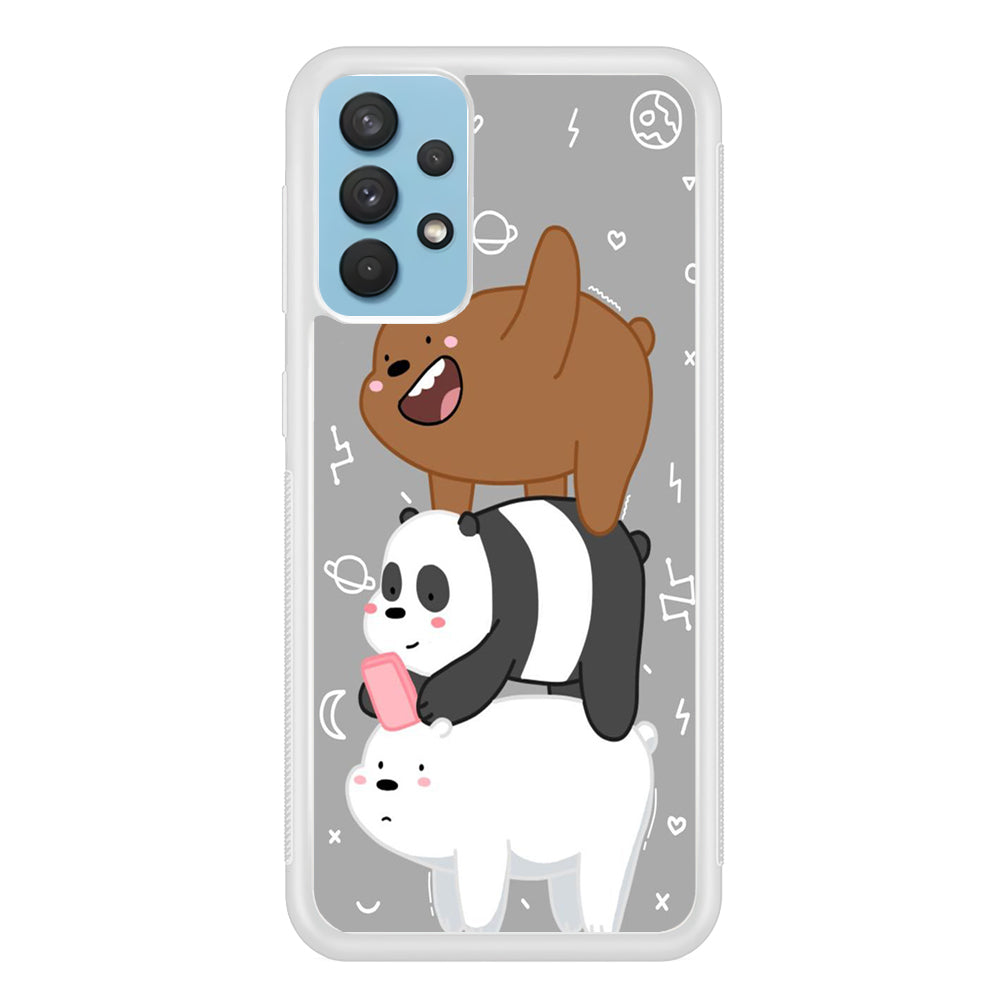 We Bare Bear Overlap Samsung Galaxy A32 Case