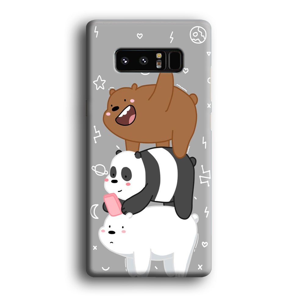We Bare Bear Overlap Samsung Galaxy Note 8 Case