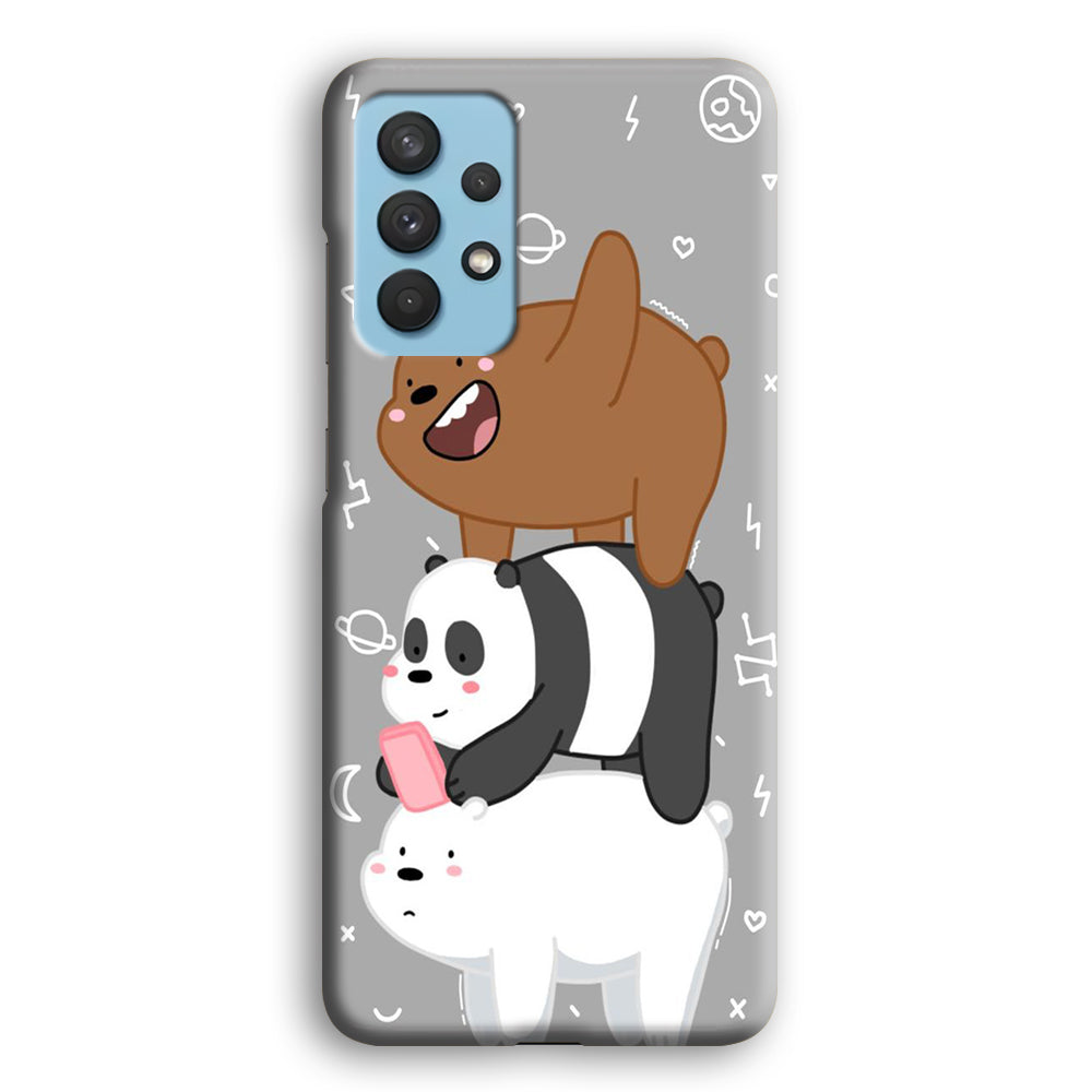 We Bare Bear Overlap Samsung Galaxy A32 Case