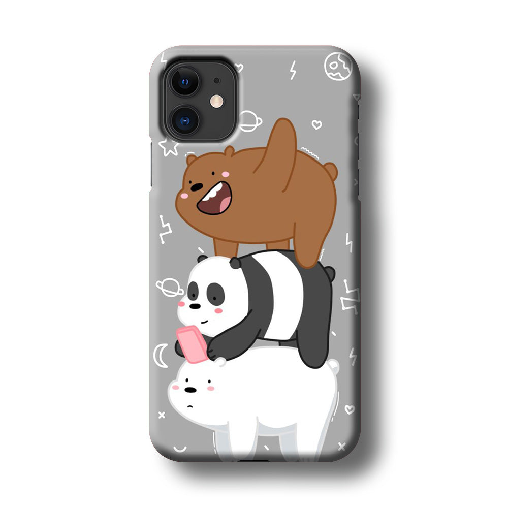 We Bare Bear Overlap iPhone 11 Case