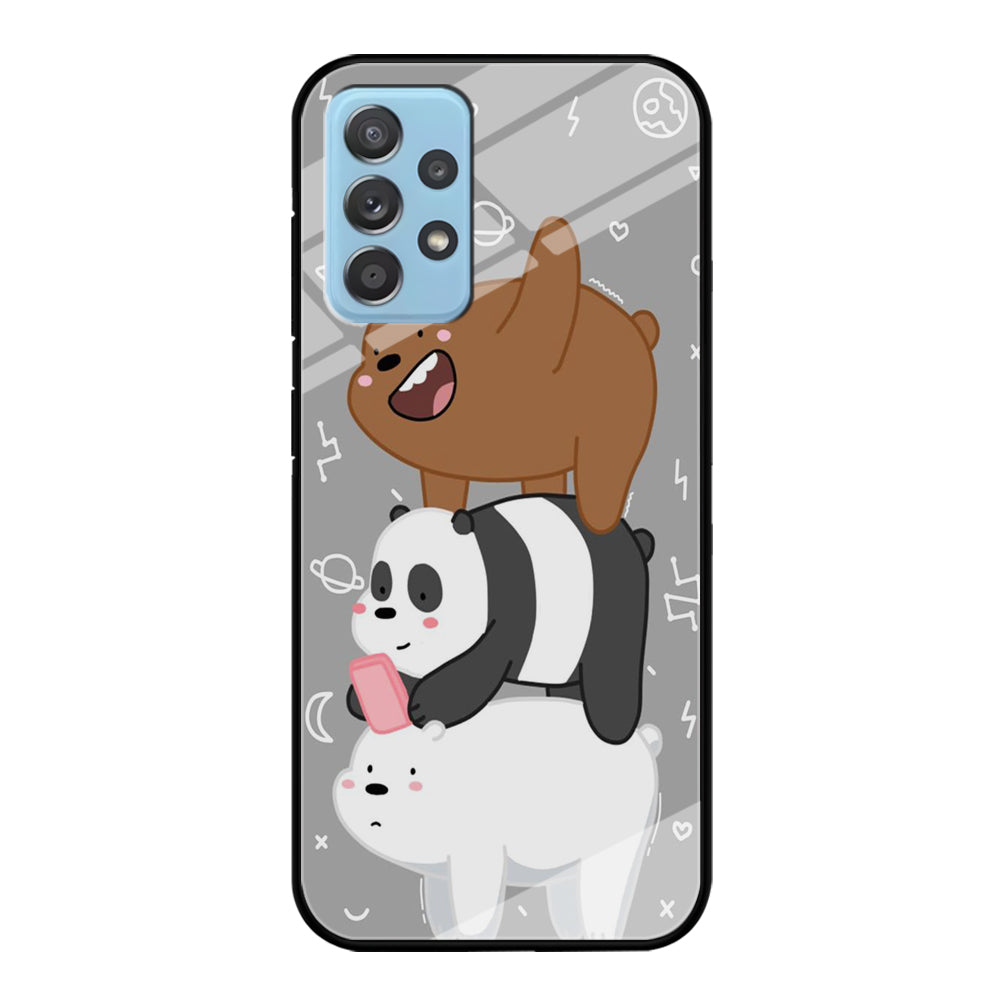 We Bare Bear Overlap Samsung Galaxy A52 Case