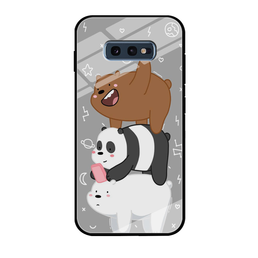 We Bare Bear Overlap Samsung Galaxy S10E Case