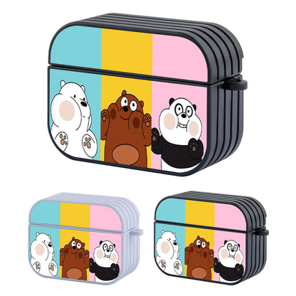 We Bare Bears Cute Hard Plastic Case Cover For Apple Airpods Pro