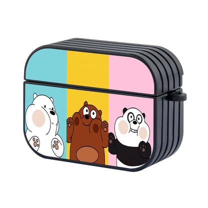 We Bare Bears Cute Hard Plastic Case Cover For Apple Airpods Pro