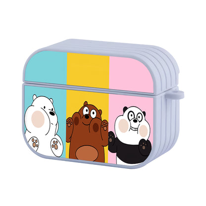 We Bare Bears Cute Hard Plastic Case Cover For Apple Airpods Pro