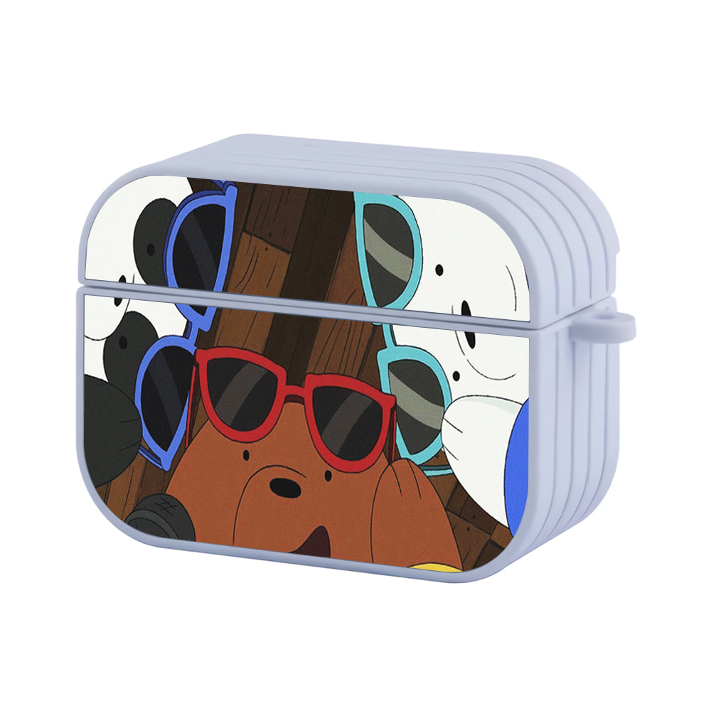 We Bare Bears Face Hard Plastic Case Cover For Apple Airpods Pro