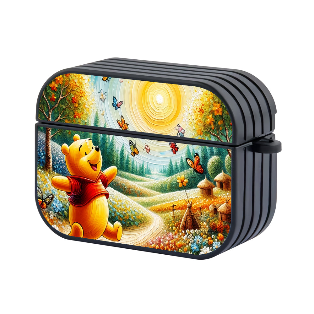 Winnie The Pooh Dancing with Butterflies Apple AirPods Pro 3 Case - Altracase
