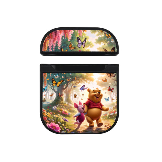 Winnie The Pooh in Butterfly Forest Apple AirPods Case - Altracase