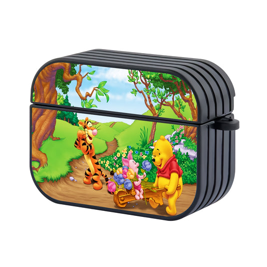 Winnie The Pooh in Garden Apple Airpods Pro Case - Altracase