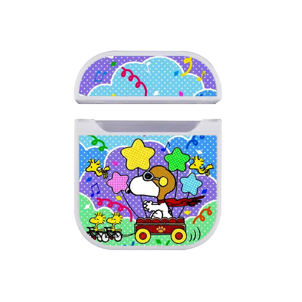 Woodstock Pulled Snoopy Apple AirPods Case-AirPod Case-White-Altracase