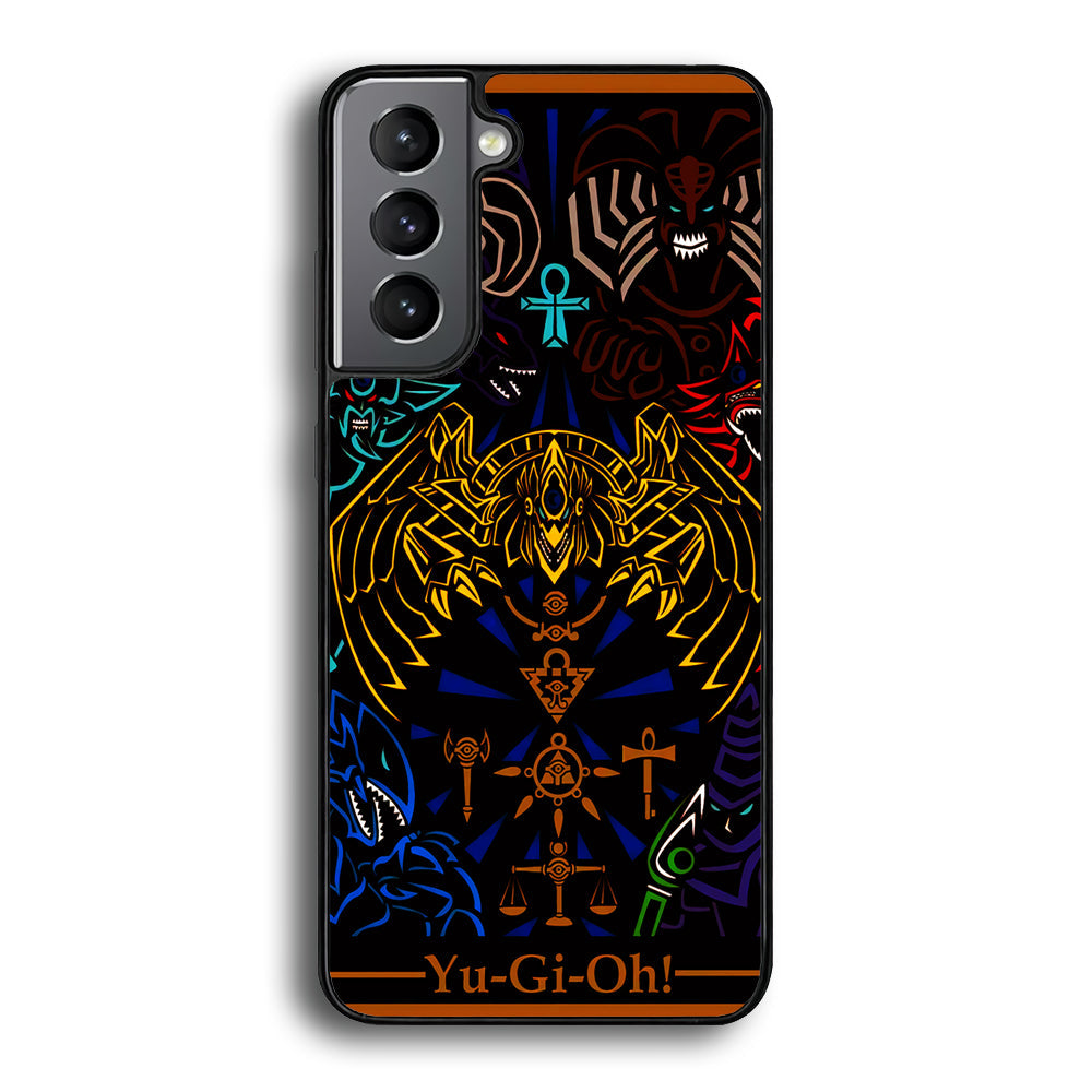 Yu-Gi-Oh Egyptian Gods Card Samsung Galaxy S24 Plus Case-Phone Case-Rubber Black (2D Case)-Altracase