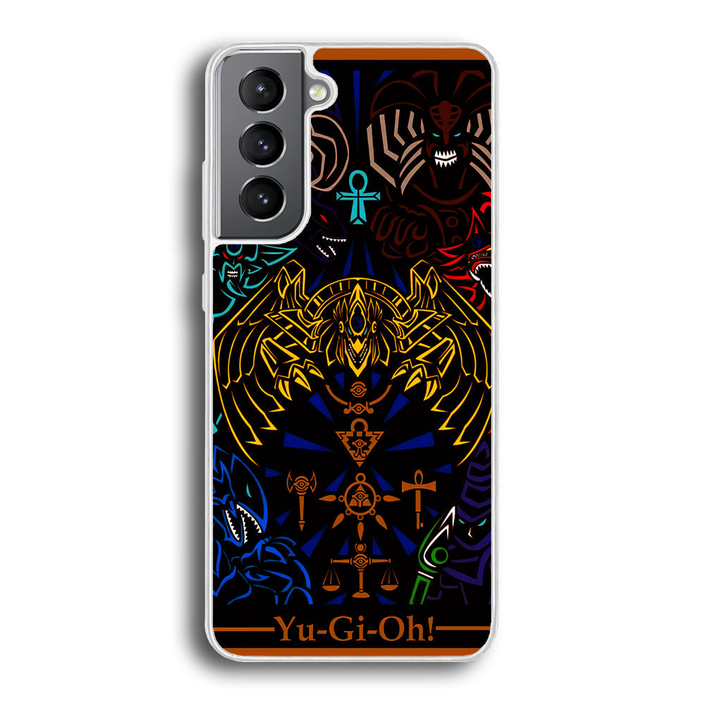 Yu-Gi-Oh Egyptian Gods Card Samsung Galaxy S24 Plus Case-Phone Case-Rubber White (2D Case)-Altracase