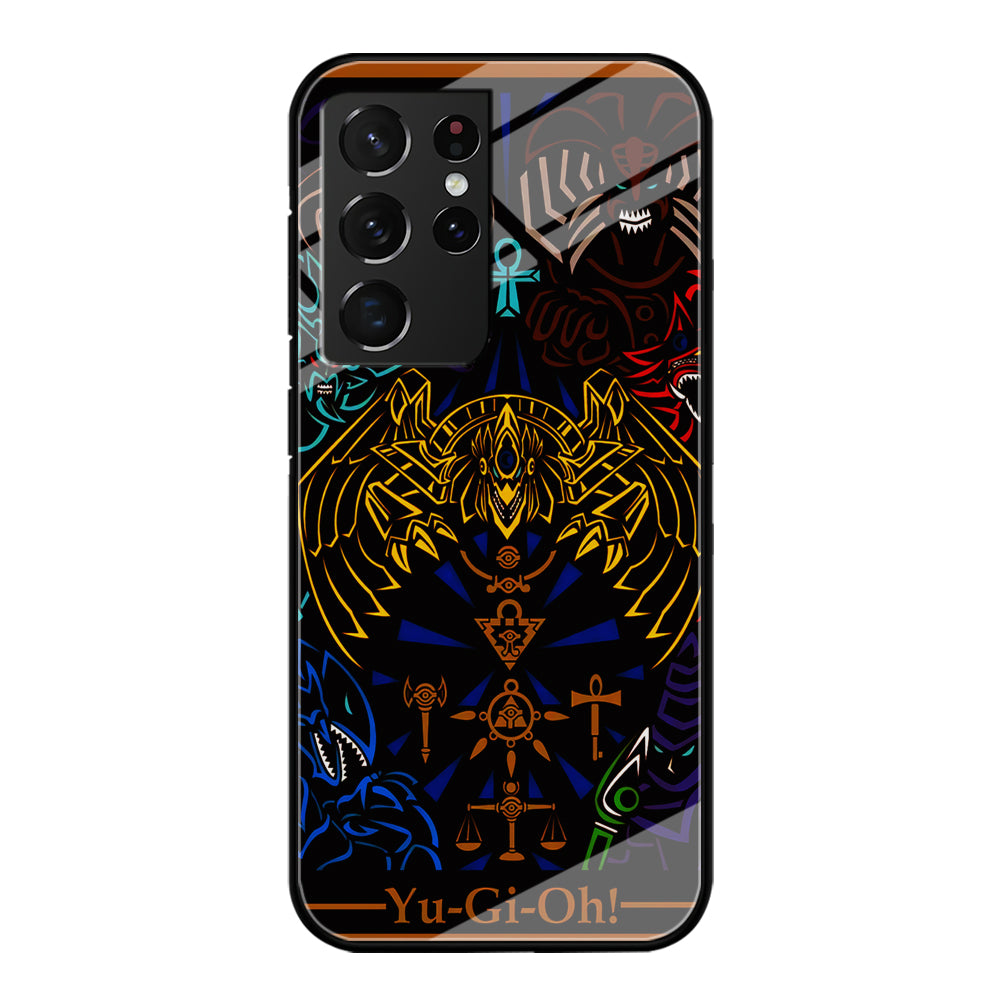 Yu-Gi-Oh Egyptian Gods Card Samsung Galaxy S21 Ultra Case-Phone Case-Tempered Glass Case-Altracase